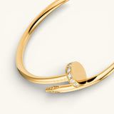 Pulsera Elegance Nail Deluxe 18K Gold