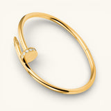 Pulsera Elegance Nail Deluxe 18K Gold