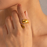 Goldene Schlangenring Etta