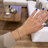 Goldene Tennisarmband